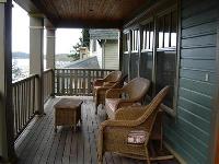Front porch of cottage home