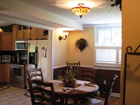 Kitchen in renovated Norris cottage
