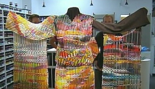 woven glass sculputure by Markow & Norris