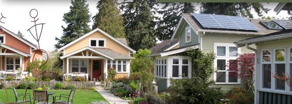 Pocket neighborhood cottages